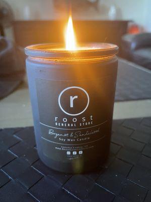 One of the many amazing items buy, soy  wax candles!