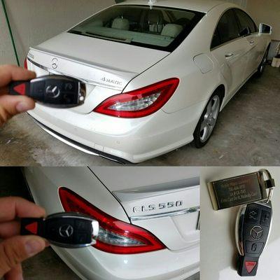 Spare key fob 2012 Mercedes Benz CLS550