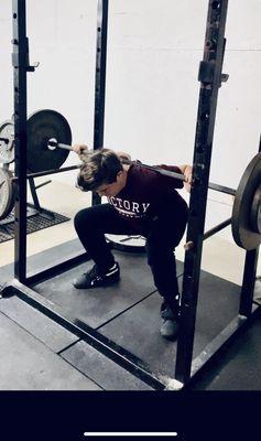 Correct technique is vital for the squat.