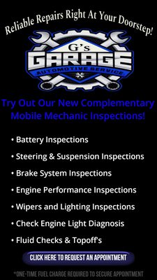 Not sure what's wrong with your car? We offer complementary inspections!