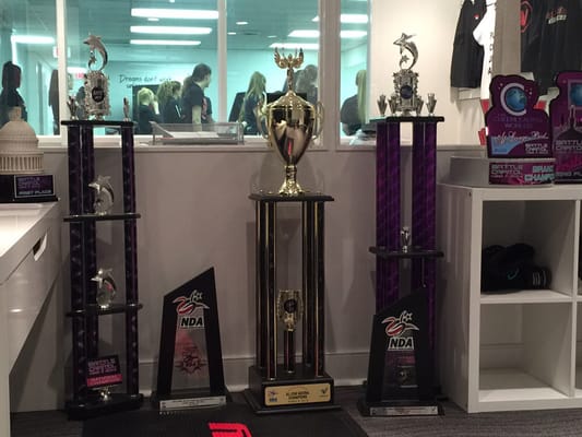 Open less than one year. Look at these trophies! #GoVelocity !