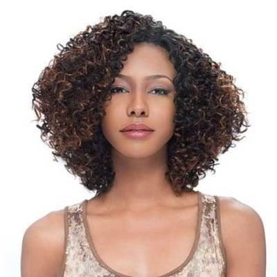 Curly shoulder length weaves