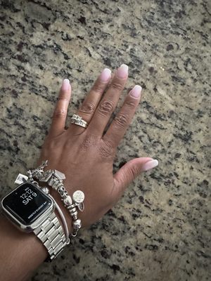 Pink & white ombré