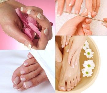 flawless manicures and pedicures.