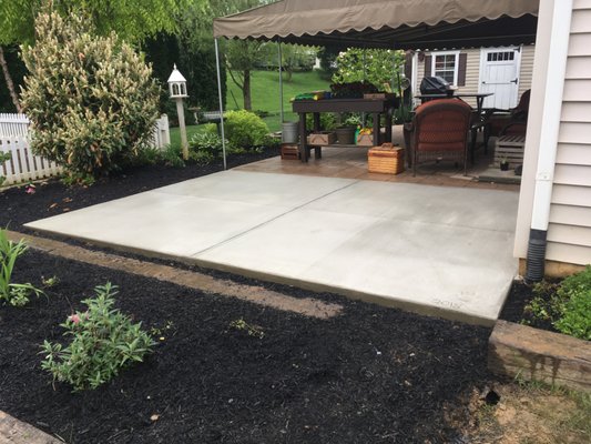 Concrete Patio Extension