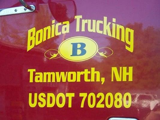 Dump Truck Lettering NH