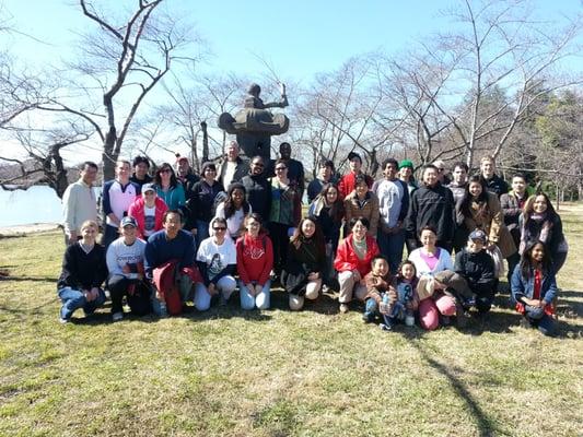 Cleaning the Cherry Trees at the Tidal Basin