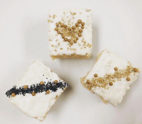 Rice Krispin Glovers w/ White Chocolate & Decor