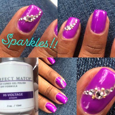 Getting ready for March!!!! Beautiful color with a simple touch of sparkle!