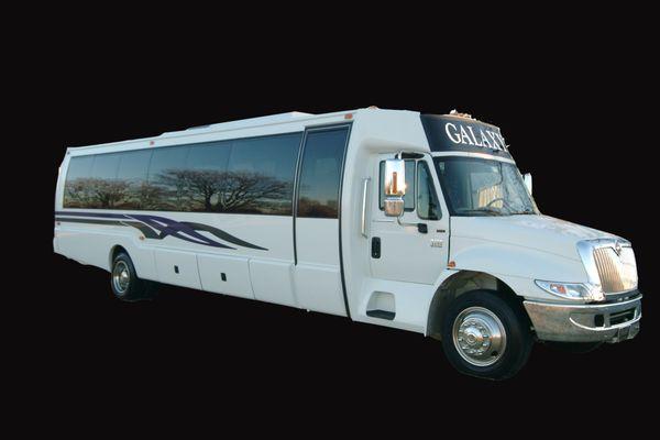 This is the exterior of our 35 Passenger Shuttle Bus and our 30 Passenger LimoBus