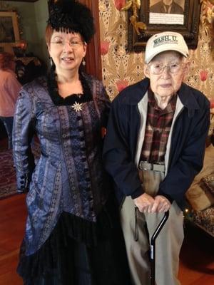 Inside Woelke-Stoffel House during Christmas Open House