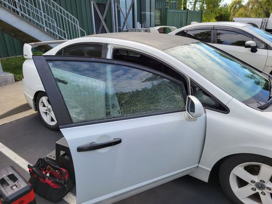 Door Glass Replacement on 2012 Honda Civic