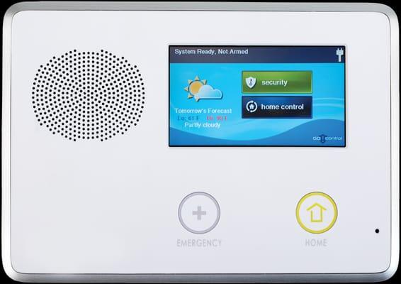 Home control panel for security and home automation