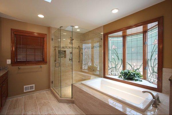 Classy Modern Master Bathroom