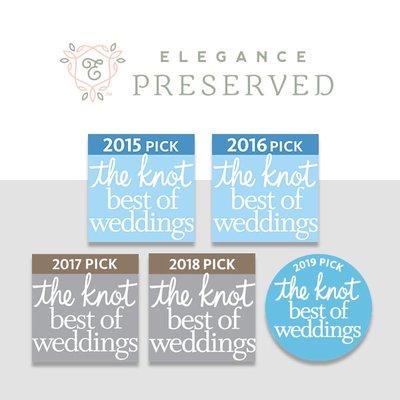 Winner of The Knot Best of Wedding the last 5 years running