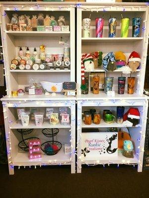 Need a unique gift for a two legged friend? Come check out our Gift Cubby. Display changes weekly.