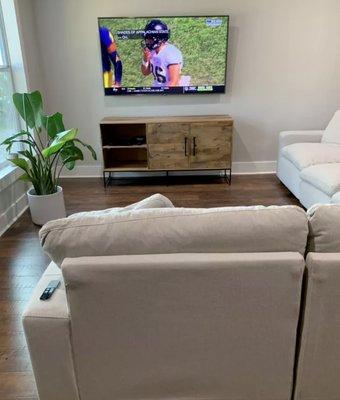 We will design a system that is totally catered to your specific needs. Discounts available for mounting three or more TV's.