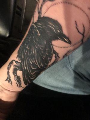 Raven tattoo