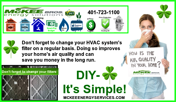 Don't forget to change your A/C & Heating system filters McKeeEnergyServices.Com