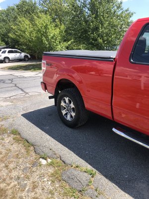 After repair, did both bedsides, rocker panels and bumpers. Followed by a complete detail.