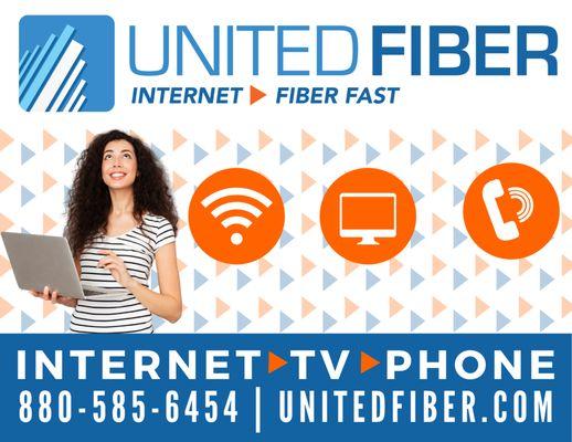 Fiber Fast Internet for all your connectivity needs!