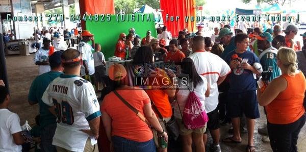 Digital Images at Miami Dolphins Event