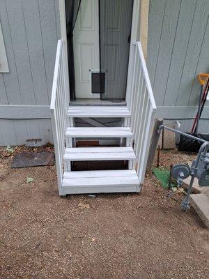 New stairs