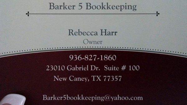 Barker 5 Bookkeeping