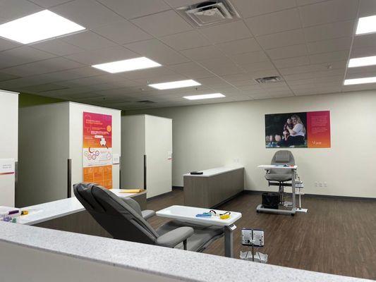 Versiti Blood Center, Farmington Hills Donor Center, Interior