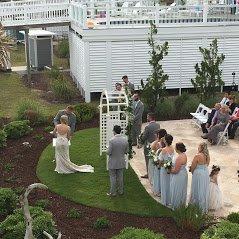 Wedding Ceremony  Celebration Cottage -Atlantic Beach NC