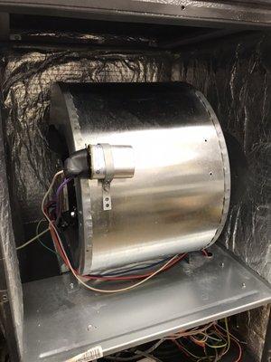 Clean furnace fan