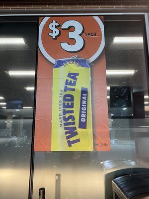 Special on twisted tea