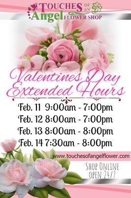 Valentine's Day Special Hours!!!!!