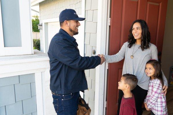 Our technicians will always greet you with a smile on their face ready to tackle your worst plumbing nightmares.