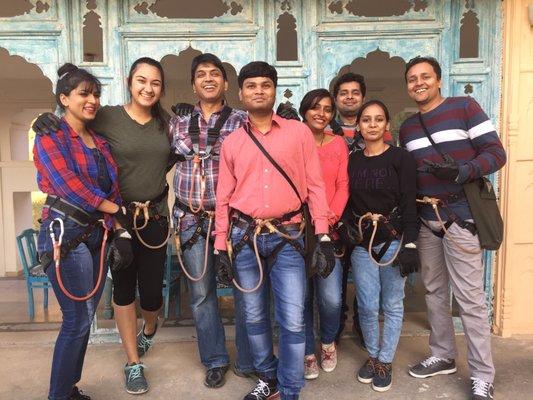 Zip lining Forts in India