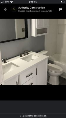 Bathroom remodel