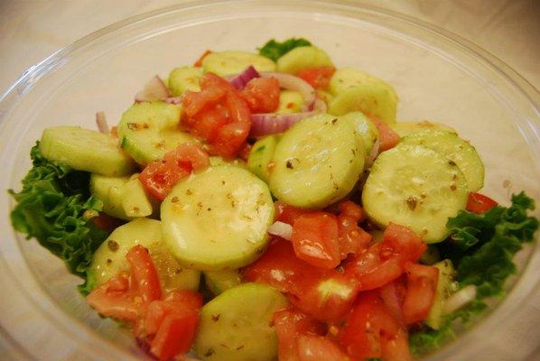 Cucumber & Tomato salad