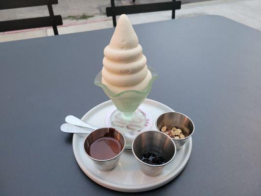 Soft serve dessert