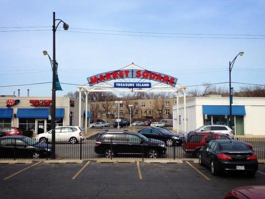 Store located inside Market Square (along with Treasure Island, Pottery Barn, etc.)