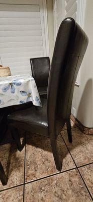 Beautiful, soft, sturdy dining chairs