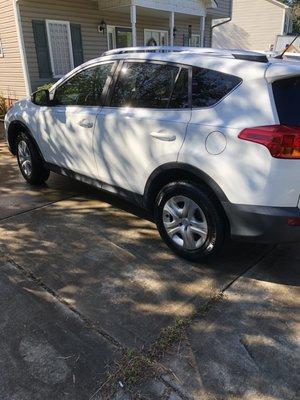 Look at those shiny tires.