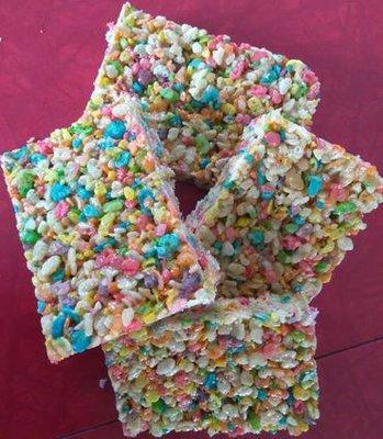 FRUITY PEBBLE RICE CRISPY TREAT - 135mg THC - $9.00