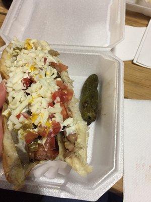 Sonoran style hot dog!