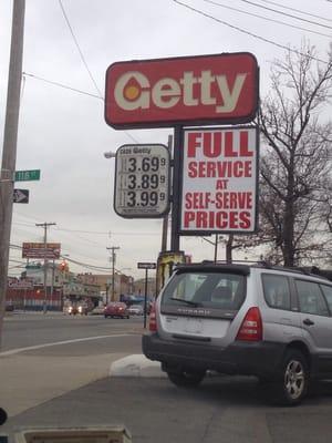 Today's gas price...