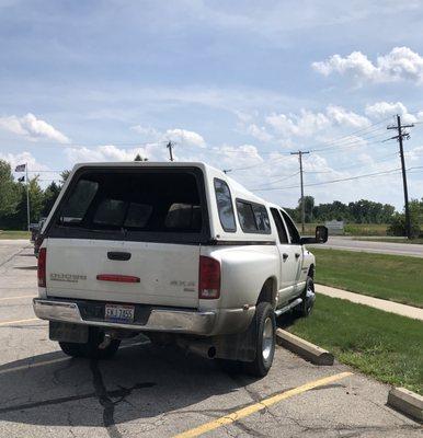 Me park truck good!  Me go in me drink beer!  Beer goooood!  Me like beeeeer!