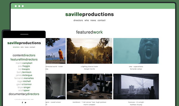 Saville Pictures -  Graphic Design, Develop, Content, Marketing