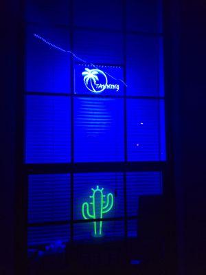 Tanning sign