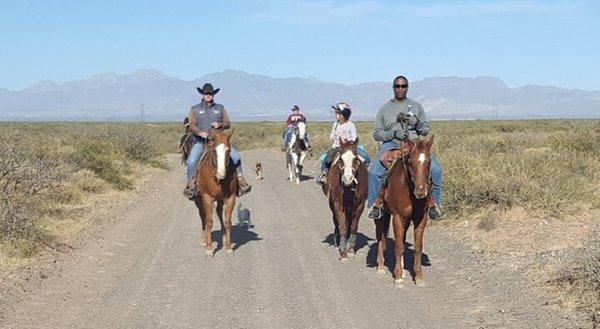 Trail rides, see beautiful El Paso & it's surrounding areas by horseback.   Please call for appointment.