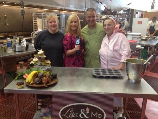 The Lisa & Mo team as featured on the KTLA Morning News.