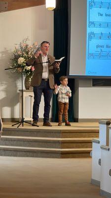 When fathers train up their sons to lead the church in praises to our Lord and Savior.